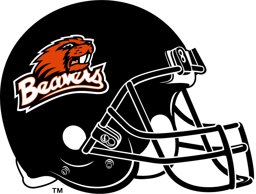 Oregon State Beavers 2006-2012 Helmet Logo diy iron on heat transfer